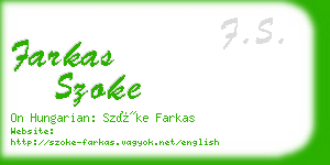 farkas szoke business card